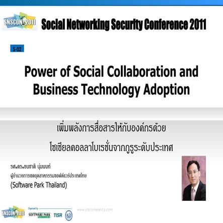 Power of Social Collaboration and Business Technology Adoption