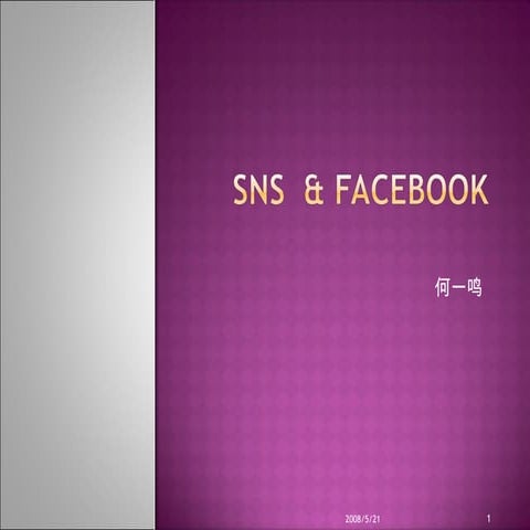 Sns&Facebook080521