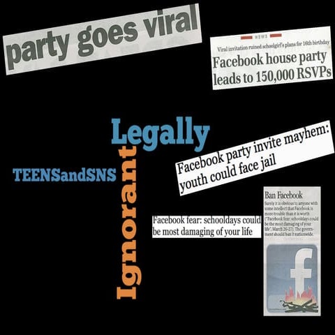 Legal Risks & SNS - teens