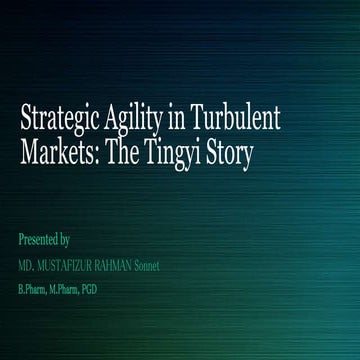 Strategic Agility in Turbulent Markets