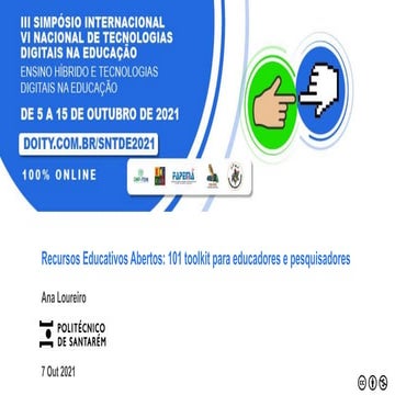 Recursos Educativos Abertos: 101 toolkit para educadores e pesquisadores