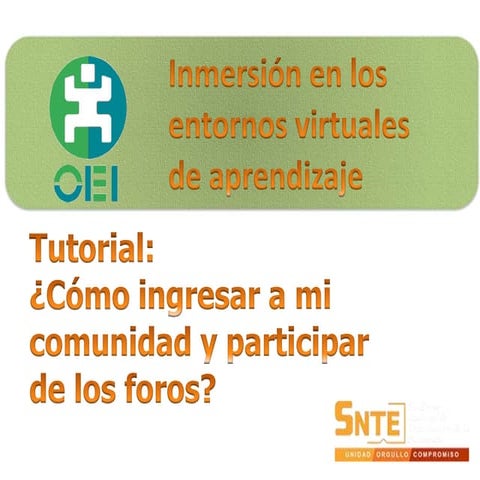 Cómo ingresar a mi comunidad y participar de los foros