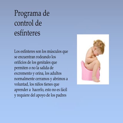  Control de Esfínteres