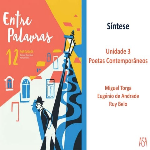 Síntese - Poetas contemporâneos (Unidade 3).ppt