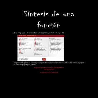 Síntesis de una función