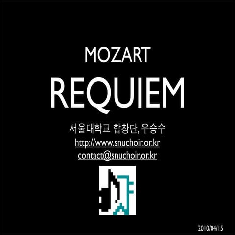 Structure Of Mozart’S Requiem | PPTX