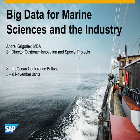 Big Data for Marine Sciences | PPTX