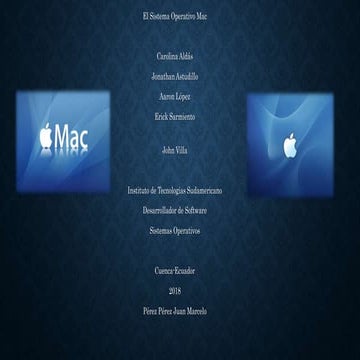 El Sistema Operativo Mac 