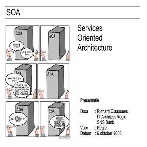 Services oriented architecture