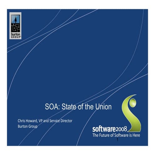 SOA: State of the Union