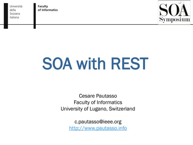 SOA2010 SOA with REST