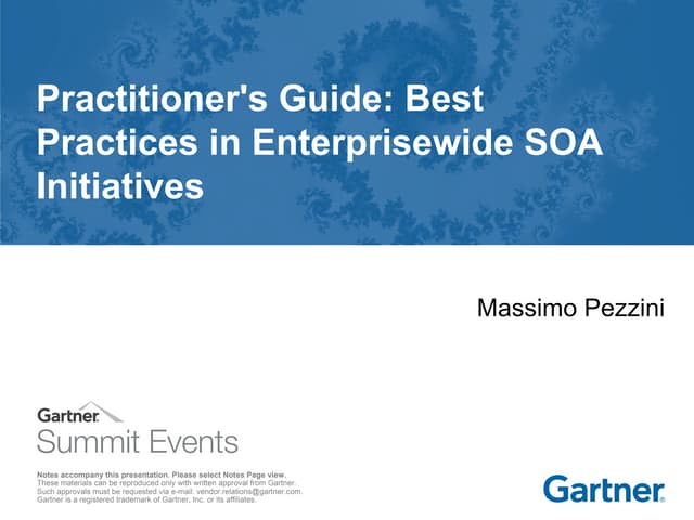 Soa best practice
