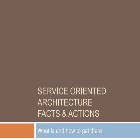 SOA Facts&amp;Actions