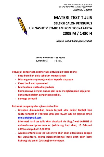 Soal Lengkap