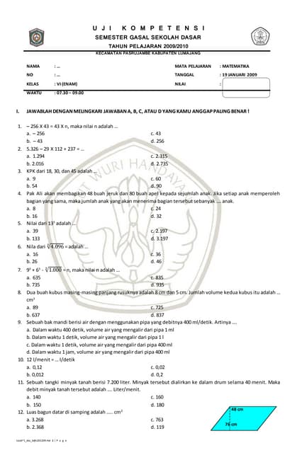 Soal matematika-6-12007