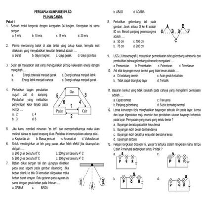 Soal Latihan OSN SD | DOC