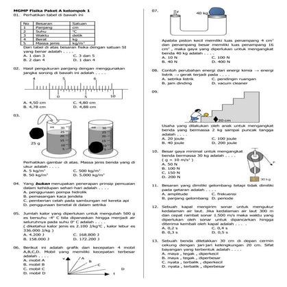 Persiapan UN by MGMP Fisika BPK PENABUR