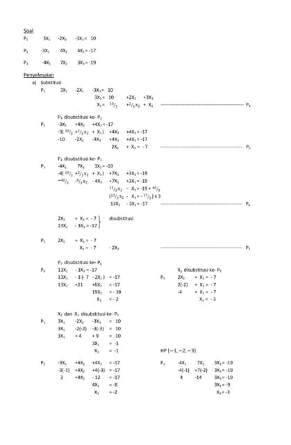 Contoh Soal Transformasi Linear Dan Jawabannya Literatur
