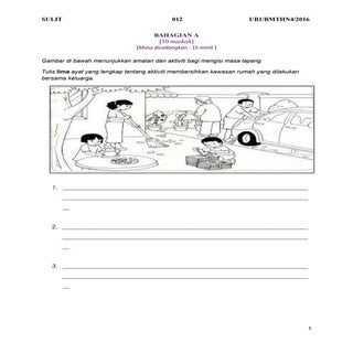 Soalan bahasa malaysia tahun 4 ujia...
