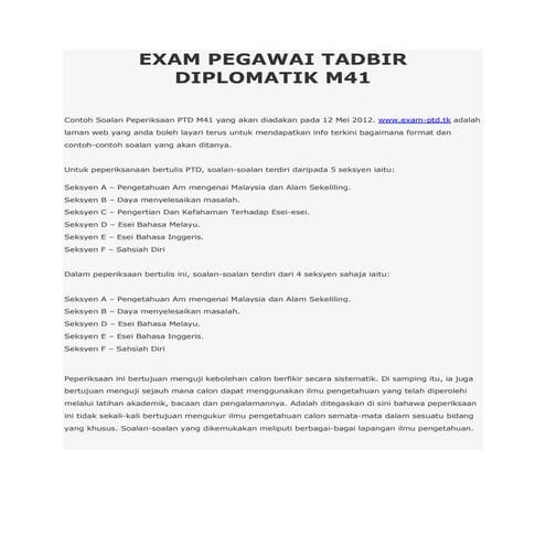 Soalan exam spa ptd 2012
