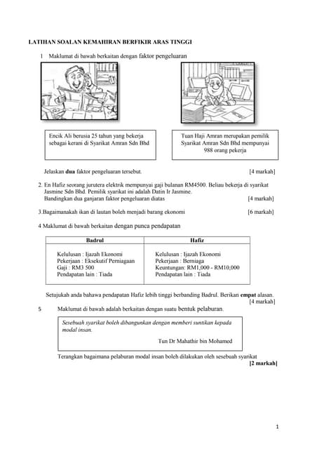 Ea kertas 2 latihan spm