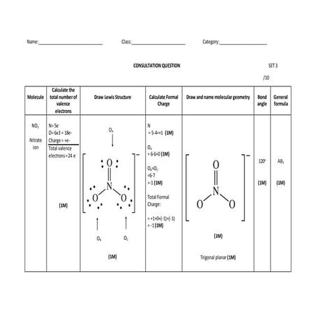 Chemical Bonding Consultation Question Set 3