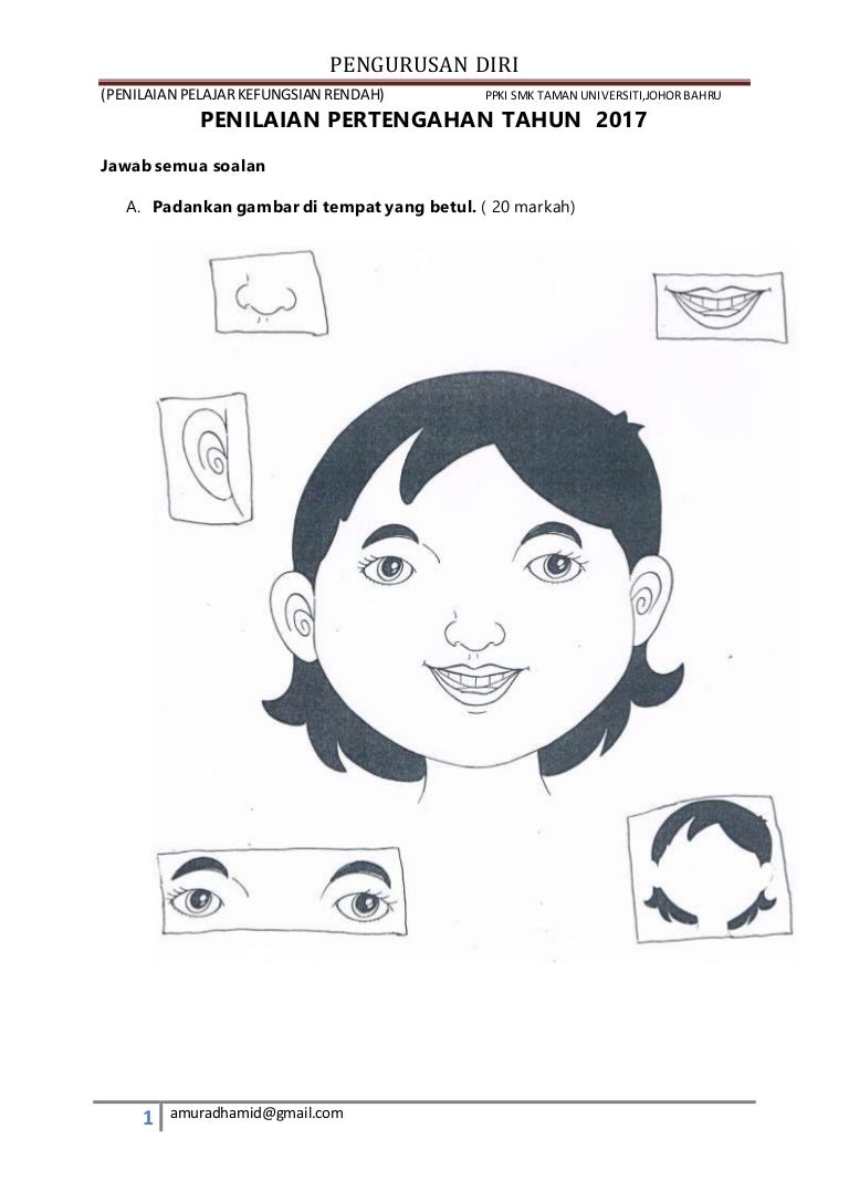 Soalan Pengurusan Diri Kefungsian Rendah 2
