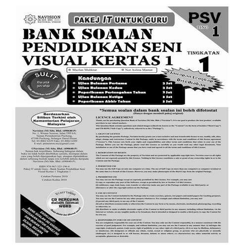 Pendidikan seni tingkatan 1