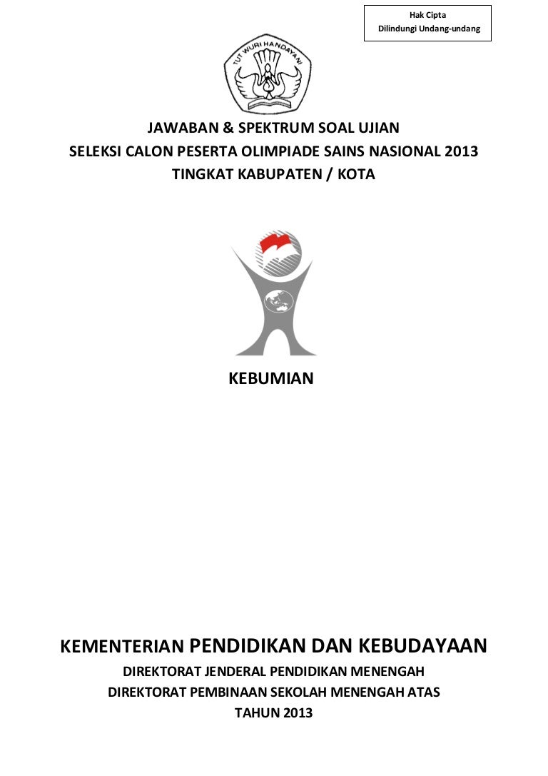 Soal Dan Pembahasan Osk Kebumian 2013