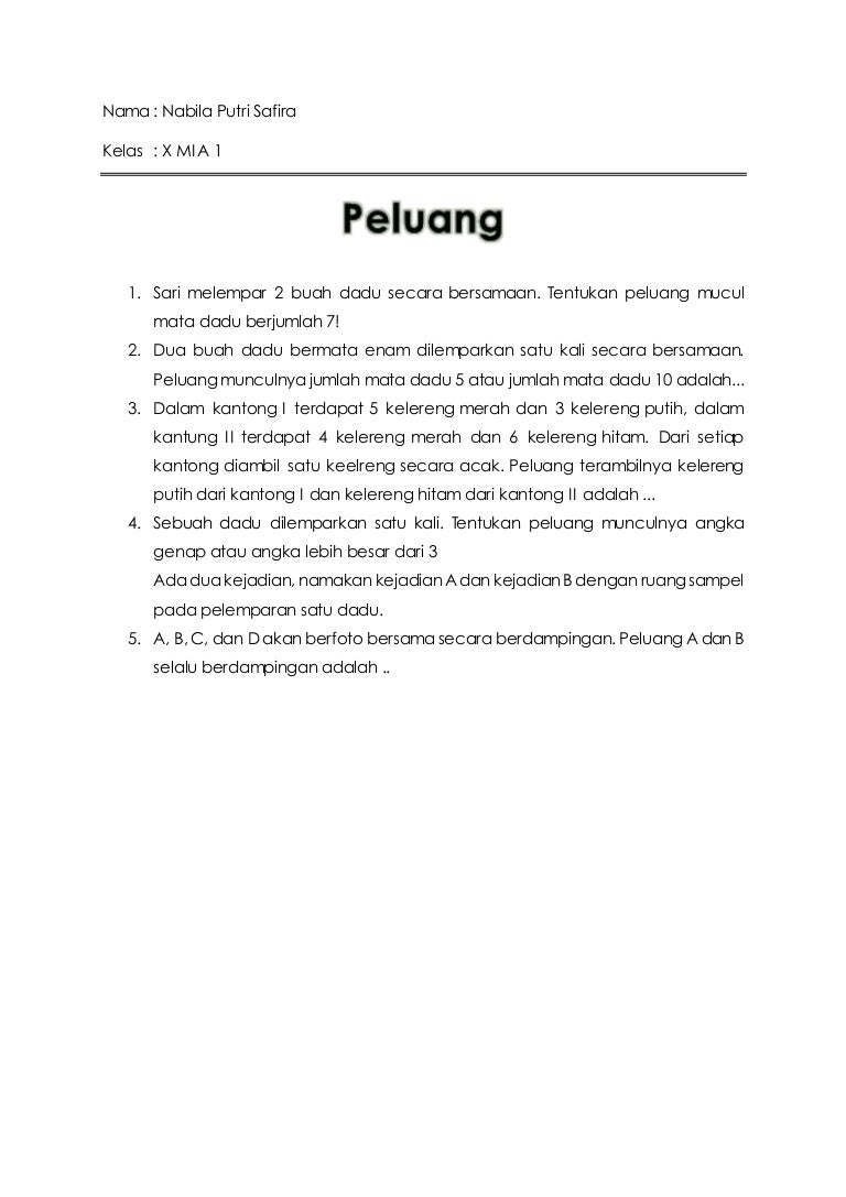 Soal Dan Pembahasan Barisan Dan Deret Geometri