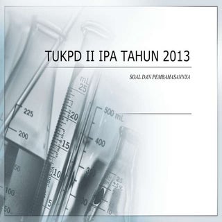 Soal dan pembahasan tukpd ii tahun ...