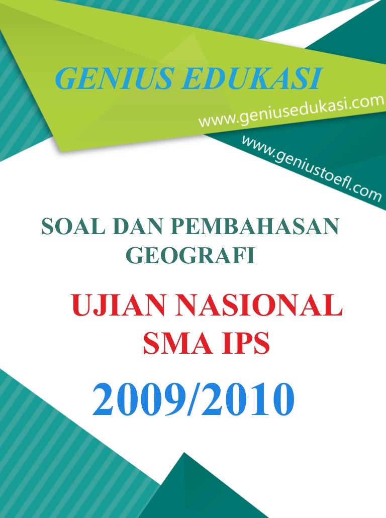  Soal dan pembahasan un geografi sma ips 2009 2020