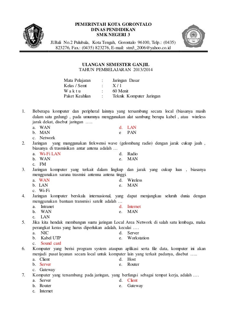Soal kls 10_jar_dsr_gjl
