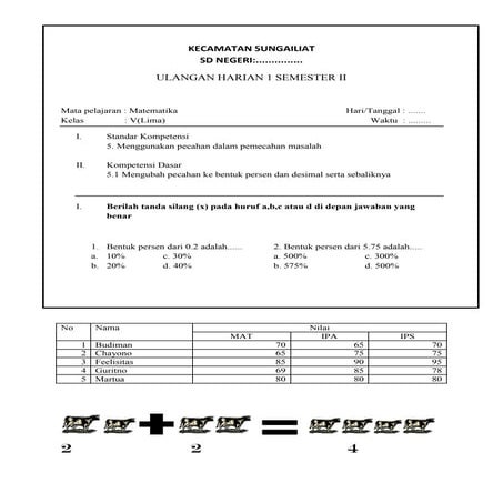 Soal latihan (ms word)
