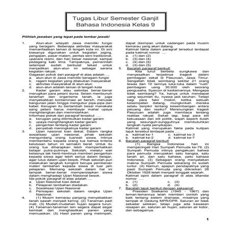 Soal latihan ujian nasional kirim p.ari 2
