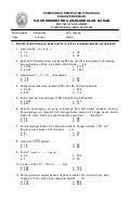 Soal Tes Bahasa Inggris Kls 1