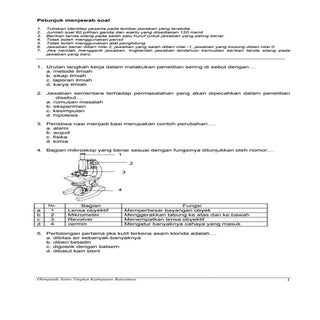 Soal olmpiade sains smp  ipa 09[1]