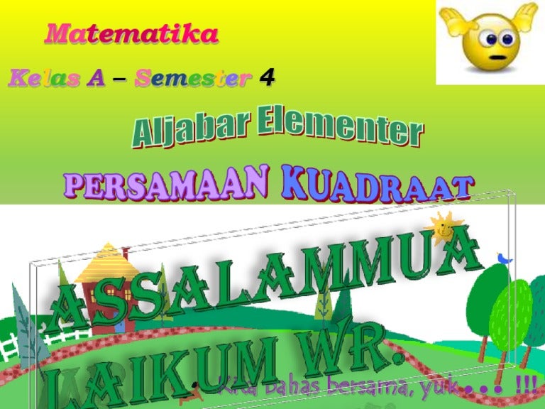 Soal Persamaan Kuadrat2