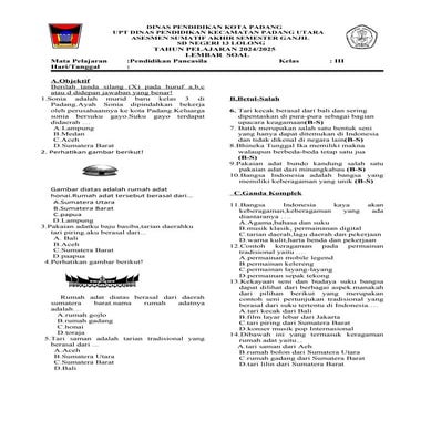 SOAL PKN MIT 1 KLS 3 TP 2024-2025 Kurikulum Merdeka