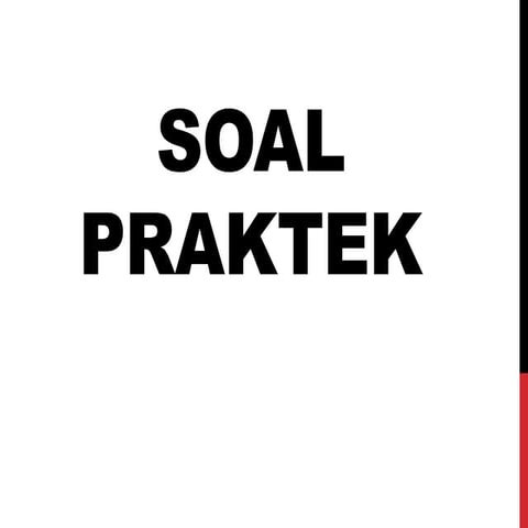 Soal praktek