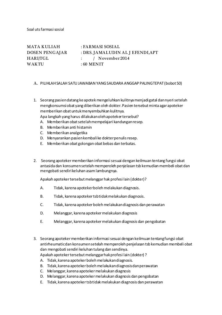 Contoh Soal Psikotes Farmasi Contoh Soal Terbaru Contoh Soal Psikotes Farmasi Contoh Soal Terbaru