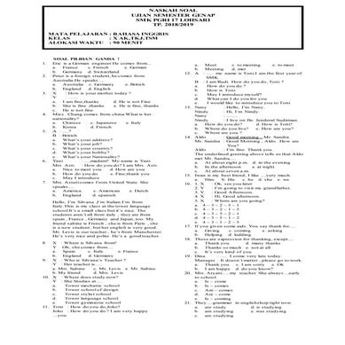 soal ujian bahasa inggris kelas x.docx