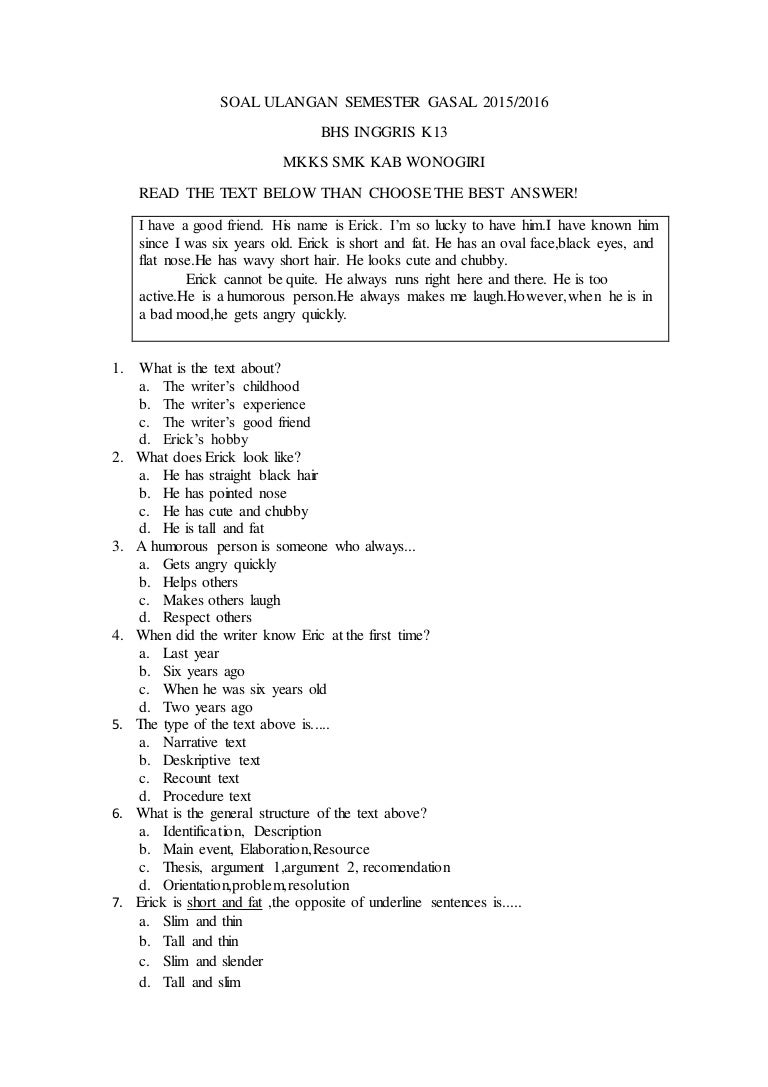 Soal Pilihan Ganda Family Relationship Kelas 10 Ruang Soal Soal Pilihan Ganda Family Relationship Kelas 10 Ruang Soal