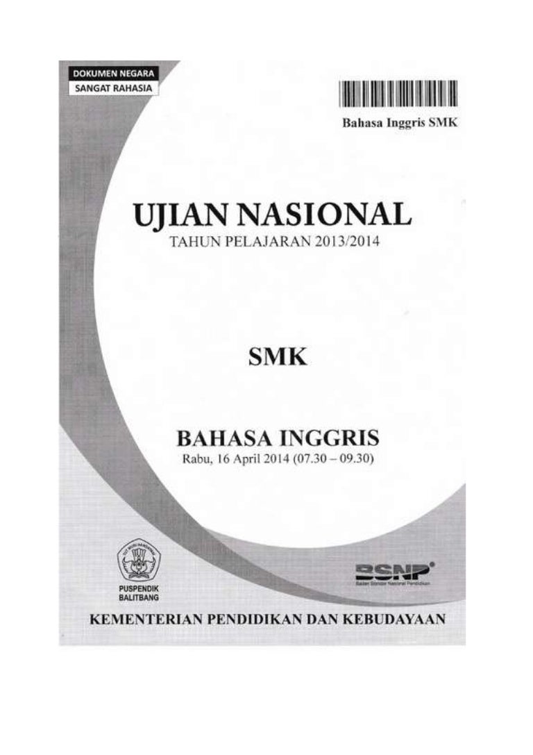 Soal UN bahasa inggris smk 2020 paket Soal UN bahasa inggris smk 2020 paket