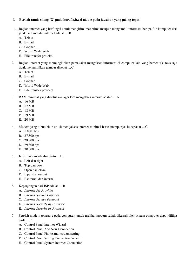 Soal us utama kkpi th. 2012