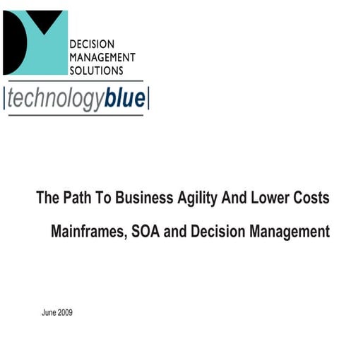 SOA Mainframe Decision Management