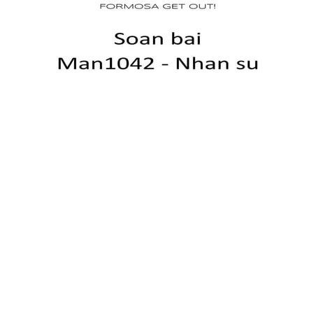 Soan bai MAN1042 Nhan su