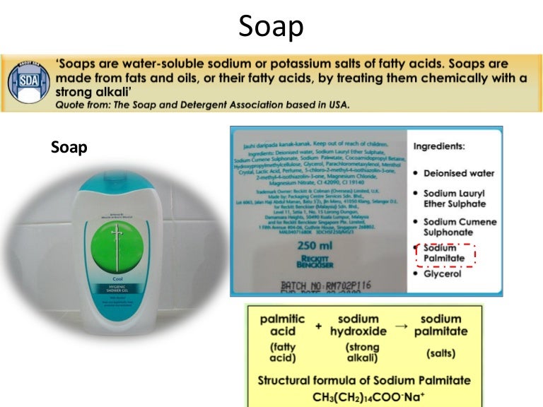 Soap and Detergents