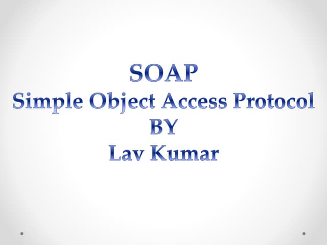 SOAP by luv
