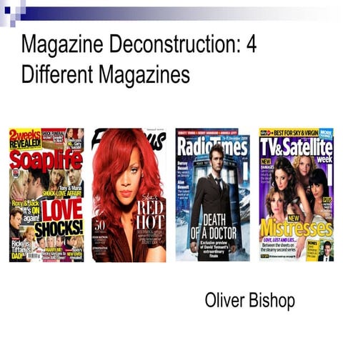 Magazine Deconstruction